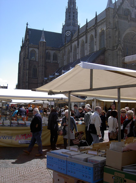 Comics Fair held around Haarlem cathedral