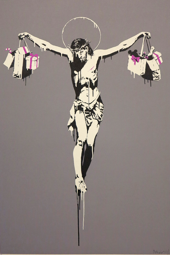 banksy-christ-with-shopping-bags