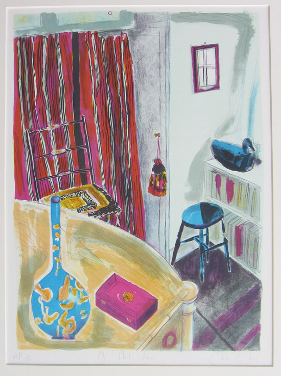 Chloe Cheese,_My Mothers House, lithograph