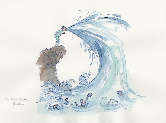 From 'Quentin Blake's Magical Tales' by John Yeoman (Pavilion Books, 2010)