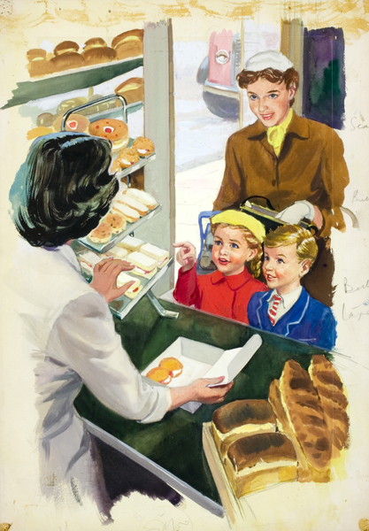 Shopping With Mother, be M. E. Gagg. Illustrated by J. H. Wingfield, 1958