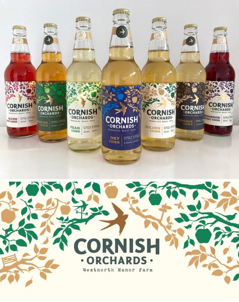 Cornish Orchards Cider Packaging