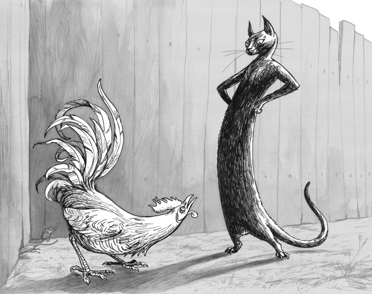 Aesop, The Cat and the Cock