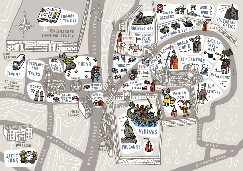 Heritage Festival Illustrated Map