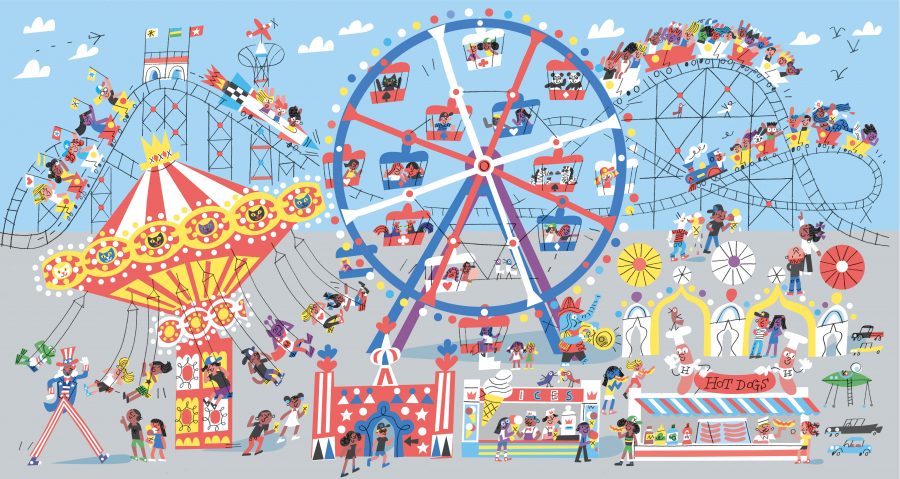 Coney Island fun fair