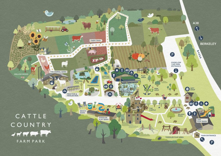 Cattle Country Park Map