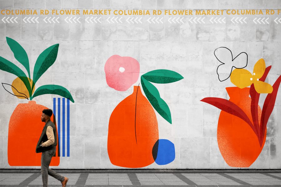 ColumbiaRd-FLower-market-mural2
