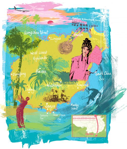 Hainan map
