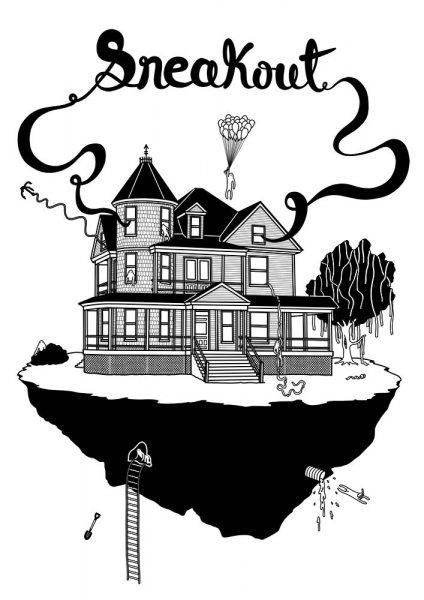 Sneakout T-shirt Design