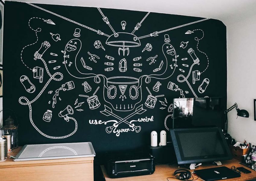 'Use Your Weird' Mural