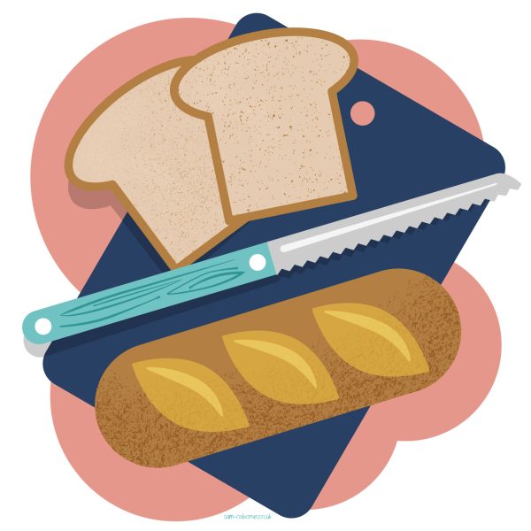 Sliced Bread Illustration