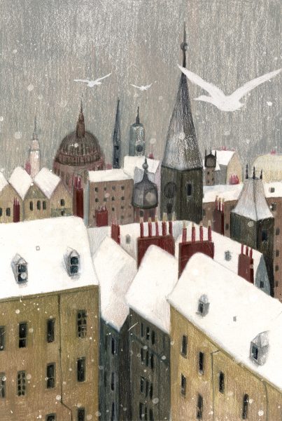 Snowy Rooftops