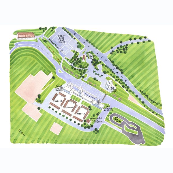 Goodwood Motor Circuit Plan