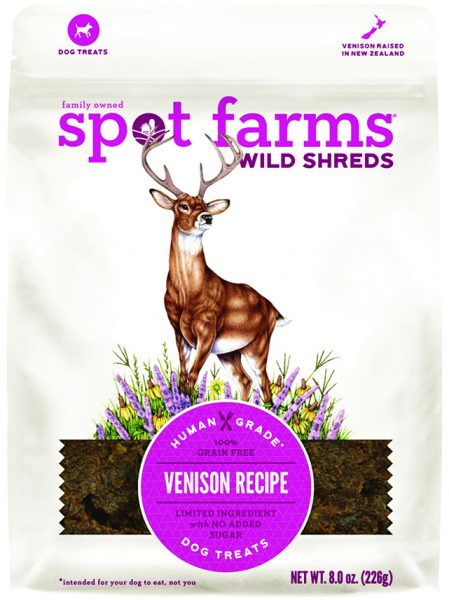 Spot farms wild shreds pet food venison deer illustration by Lizzie Harper Natural science illustrator
