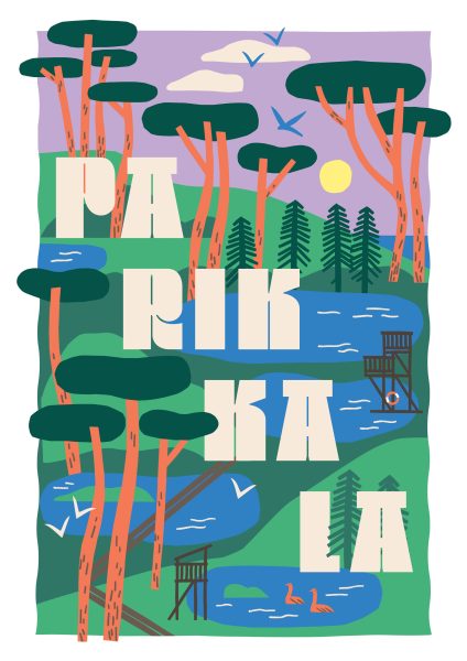 Travel poster, Parikkalan Yrittäjät, 2022