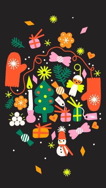 Christmas phone wallpaper for Napa Agency