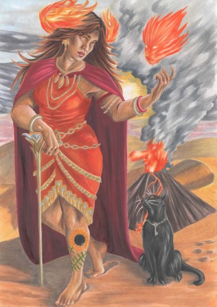 Tarot - Queen of Wands