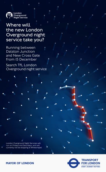 Overground Night Service Phase / TfL