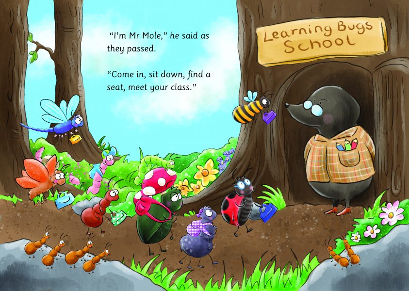 Mr Mole - Learning Bugs School