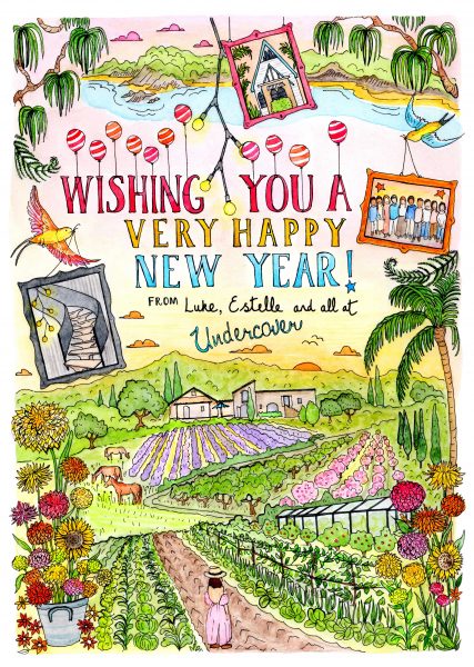Company greetings card for Undercover Architecture