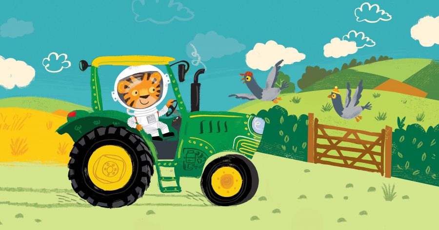 Does an Astronaut drive a Tractor?