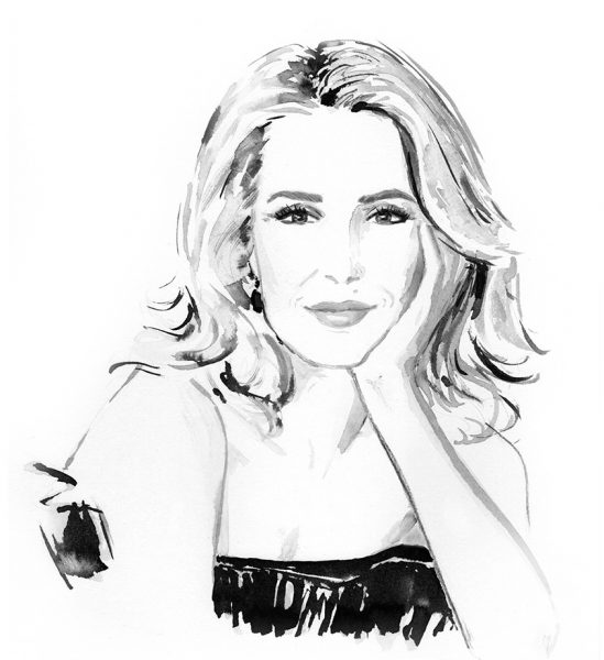 Portrait of Gillian Anderson