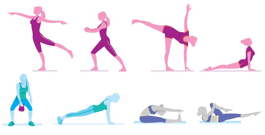 women exercise
