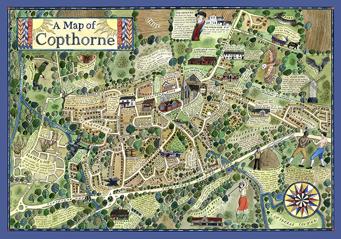 A Map of Copthorne