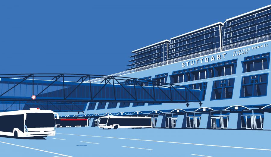 Airport Stuttgart Illustration 1