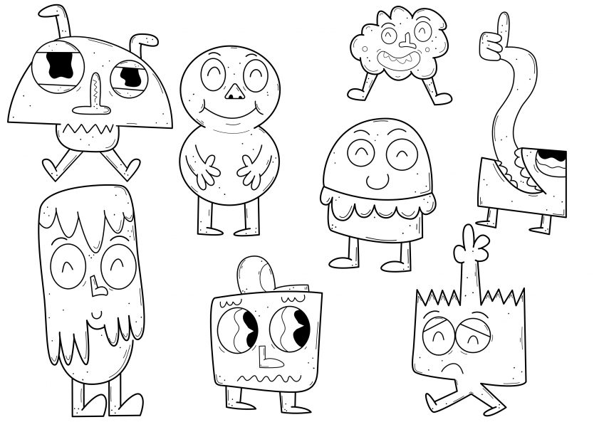 Character doodle