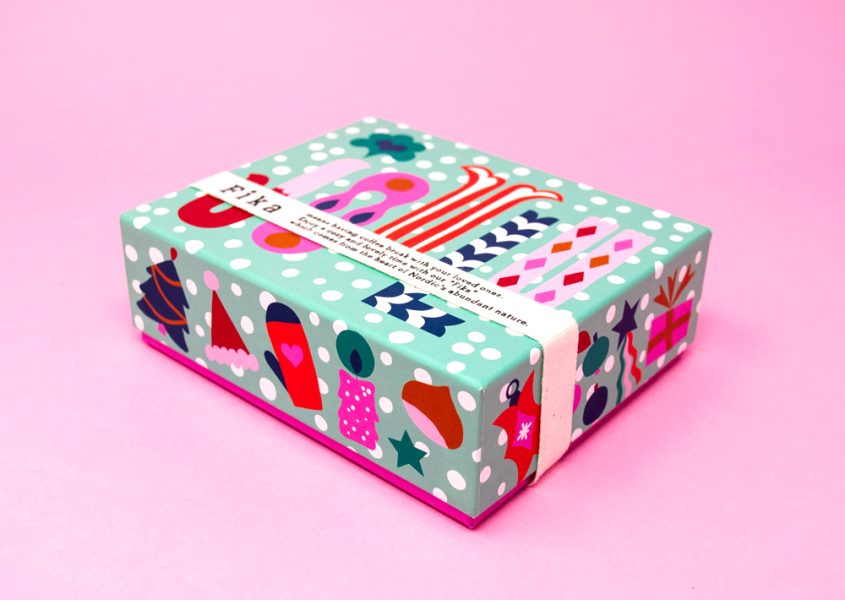 Cookie packaging Design for Fika Scandinavian Shop in Tokyo