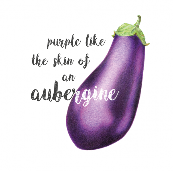 purple aubergine