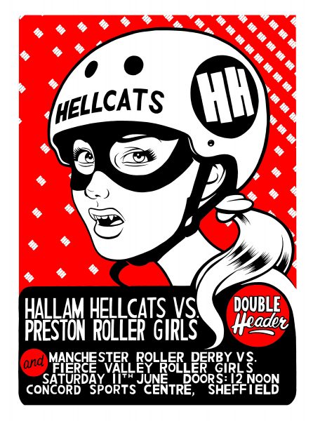 Hallam Hellcats roller derby.