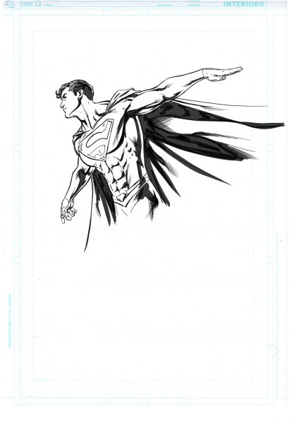 Action Comics / Cover 988 Figure Sketch 3