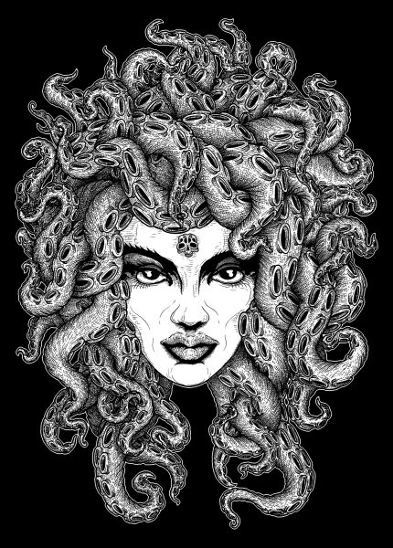 Medusa (10tacled T-shirt Design)