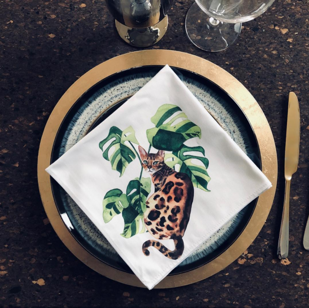 Jungle Cat napkins