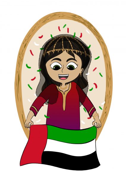 UAE National Day Girl