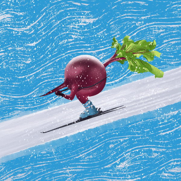 Skiing Beetroot