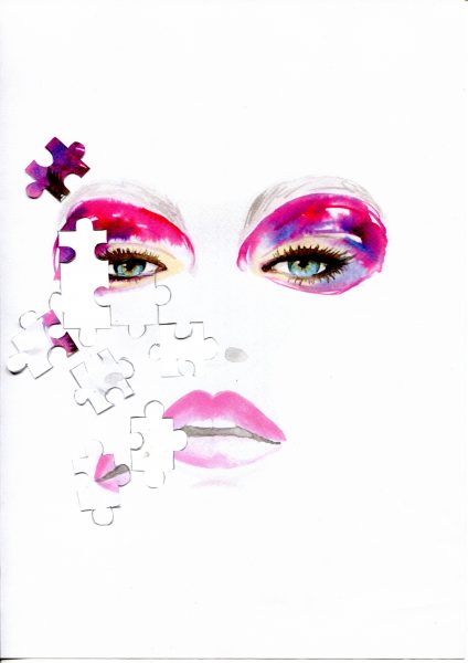 Gigi Hadid Puzzle face