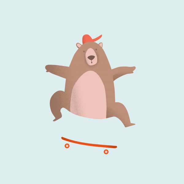 Kickflip Bear