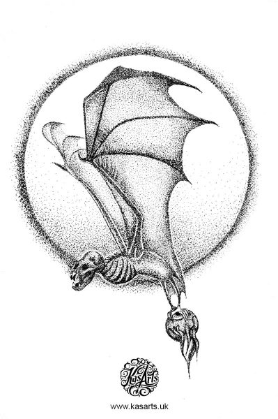 halloween-ink-drawing-kasarts