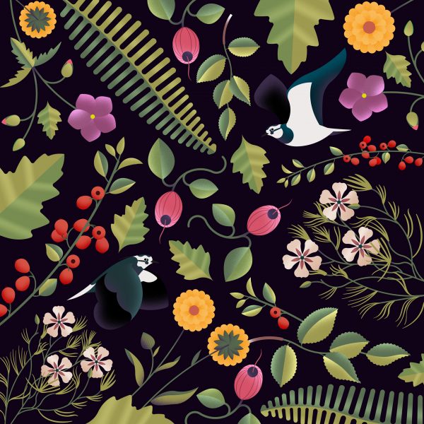 Birds and Fauna Pattern