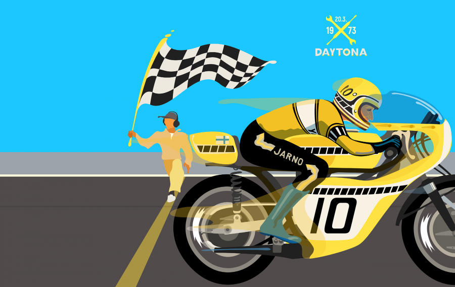 Pirita Tolvanen: The Baron - Life of Jarno Saarinen (Daytona)