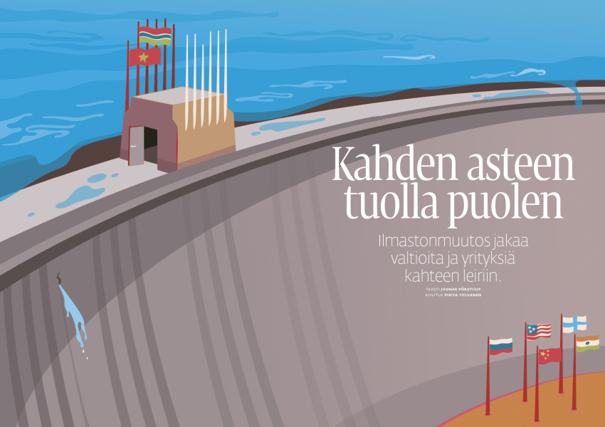 Pirita Tolvanen: Split World (The Article illustration)