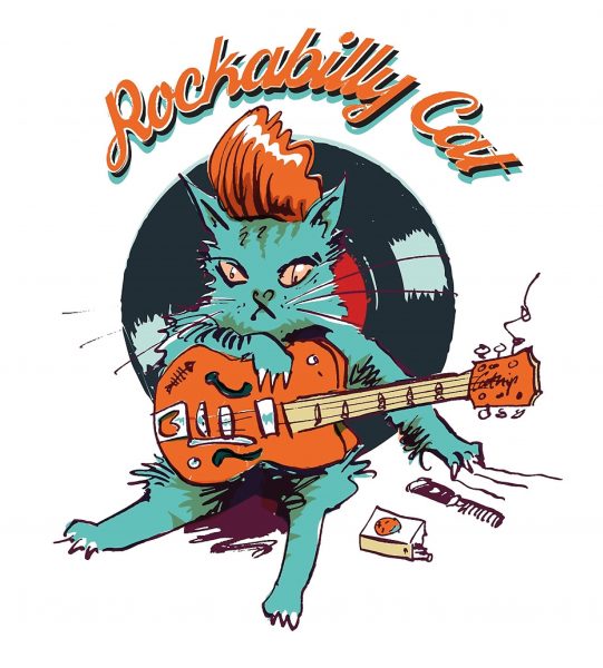 Rockabilly Cat