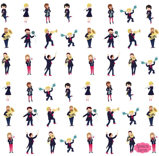 Musicians pattern