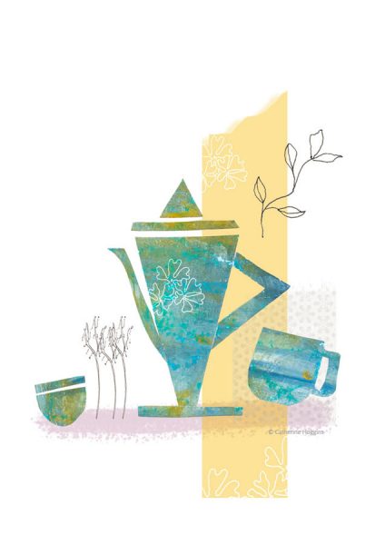 Tableware - Coffepot - Teapot Illustration