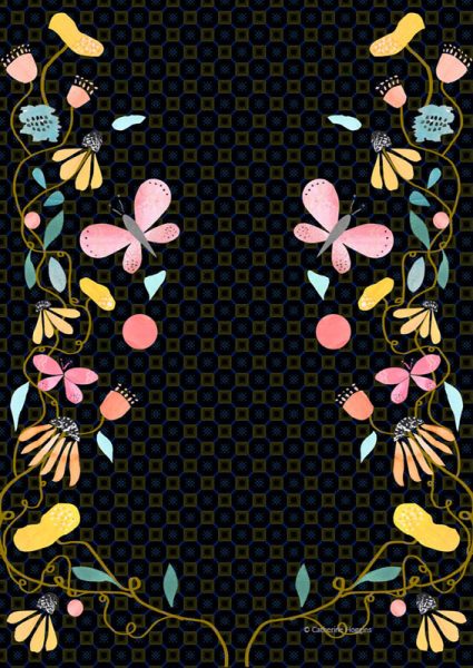 Coneflower Floral Pattern