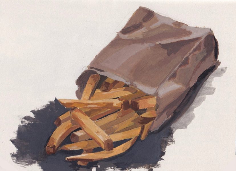 Brown bag chips