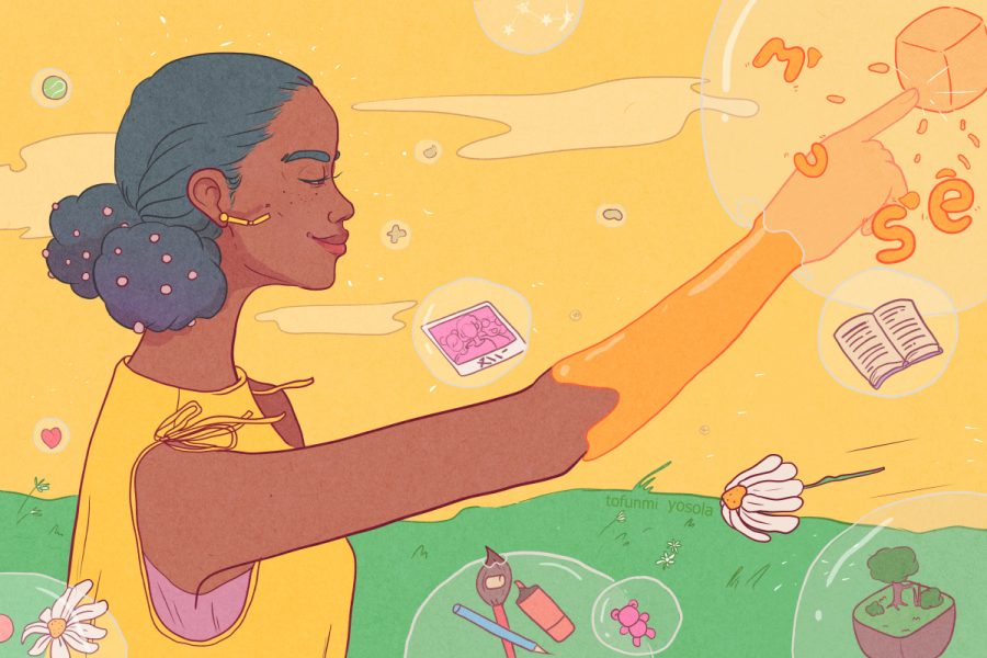 Advertising Illustration for Dear Damsels, Muse